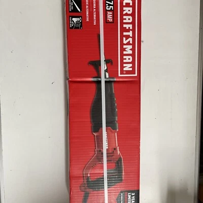 CRAFTSMAN Reciprocating Saw, 7.5-Amp, Corded (CMES300), Red, Black - Image 1 of 2