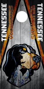 SINGLE Tennessee Volunteers Cornhole Wrap Skin Board Decal Vintage Vinyl DT16 - Picture 1 of 1