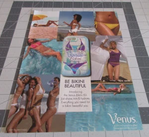2010 Venus Bikini Set Rasur Trim Hydrate Print Ad - Bild 1 von 4