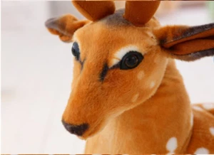Stuffed Deer Plush Animal Christmas Decoration Reindeer Elk Toy Gift 16 Inch - Picture 1 of 6