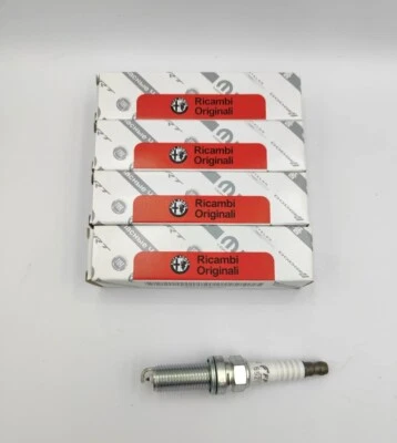 4 Candele ORIGINALI ALFA ROMEO -159 GIULIETTA 4C BRERA SPIDER 1.8 TBI TURBO BENZ - Imagen 1 de 4