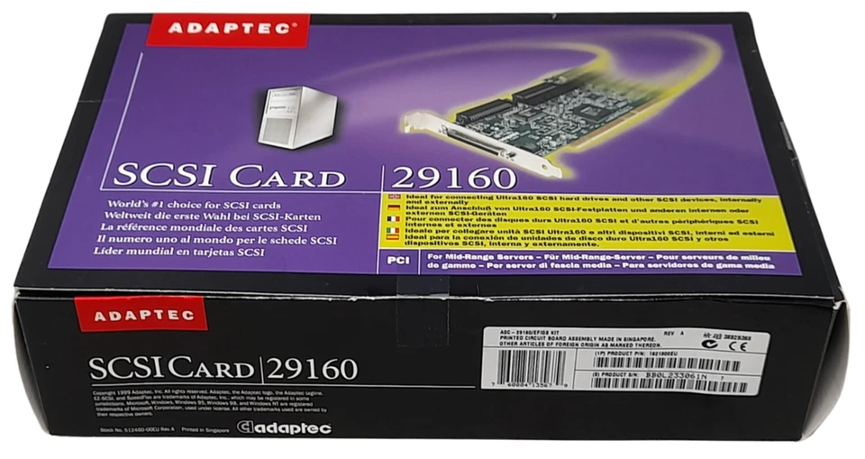 Adaptec 29160 (2253200-R) SCSI Controller