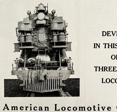 American Locomotive Company August 1929 Advertisement Train Railroad DWAA22 - Image 1 of 2