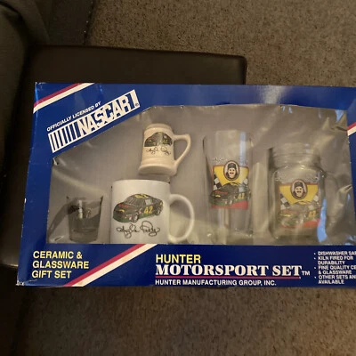 NASCAR Hunter Motorsport Ceramic & Glassware Gift Set BUD #42 Kyle Petty - Image 1 of 4