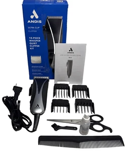 Andis Ultra clip Clipper 10 Piece quiet whisper hair cutting new - Picture 1 of 4