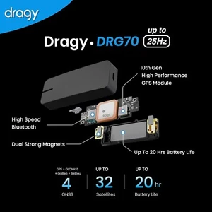 Dragy DRG70C Updated Hardware GPS Performance Meter - Picture 1 of 6