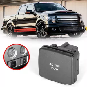 Enchufe de toma de corriente de CA trasero 110V 150W consola central para Ford serie F Lincoln - Imagen 1 de 9