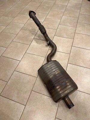 2017-2023 AUDI A4 QUATTRO 2.0L SISTEMA DE EXAUSTÃO TUBO SILENCIADOR RESSONADOR FRONTAL FABRICANTE DE EQUIPAMENTO ORIGINAL - Imagem 1 de 4