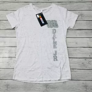 NWT Dale Earnhardt Jr Women's Plus 2XL XXL # 88 White & Gray T-shirt Tee Shirt - Picture 1 of 2