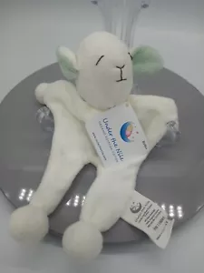 Under the Nile Organic Terry Cloth White/Mint Easter Lamb Baby Lovey Security - Picture 1 of 4