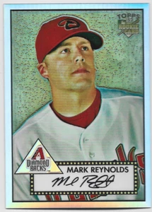 2007 Topps '52 Chrome Refractor #/552 Mark Reynolds #TCRC50 Diamondbacks RC - Picture 1 of 2