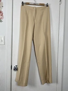 Tommy Bahama Damenhose aus 100 % Seide slack beige mittelgroßes Bein Größe M - Bild 1 von 8