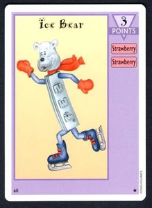 Vintage Pez Kartenspiel #60 Eisbär - Mint/Near Mint Süßigkeitenspender - Bild 1 von 3