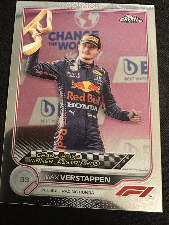 2022 Topps chrome Formula 1 f1 refractor #159 Max Verstappen - Image 1 of 2