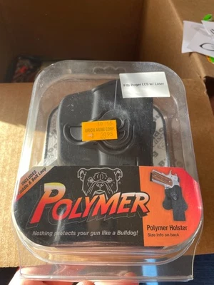 Bulldog Rapid Release Paddle Gun holster For RUGER LC9 9mm w/ Laser right black - Image 1 of 3