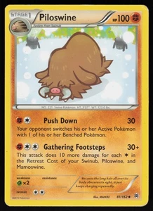 Pokemon Piloswine 81/162 XY - BREAKthrough Non-Holo (LP - HP) - Picture 1 of 2