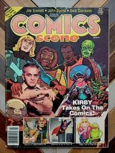 COMICS Scene #2 4.0 (Starlog 1982) JACK KIRBY, JOHN BYRNE interviews + Eclipse  - Picture 1 of 14