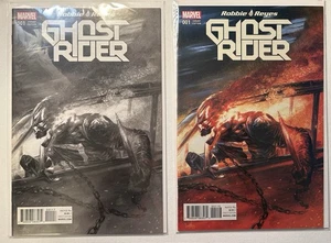 Robbie Reyes: Ghost Rider #1 Dell'otto varianti nero e bianco/colore (2) (Marvel 2017) - Foto 1 di 1