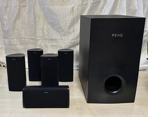 PEAQ PBR510HC 5.1 Surround Lautsprecher-System – sehr guter Zustand – ohne Kabel - Bild 1 von 6