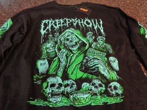 Creepshow Medium Langarm-T-Shirt schwarz Spirit Cryptkeeper neu mit Etikett brandneu - Bild 1 von 8