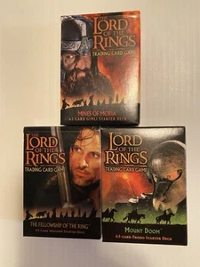 Lord of The Rings Mount Doom, Mines of Moria, and Fellowship of the Ring Decks - Picture 1 of 7
