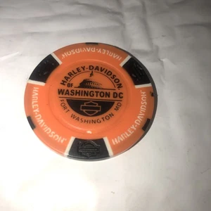 HARLEY DAVIDSON OF WASHINGTON DC IN FORT WASHINGTON, MD DEALER POKER CHIP - Bild 1 von 4