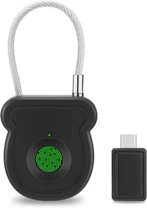 Nuevo candado de huellas dactilares 2025, sin llave inteligente 0,5s desbloqueado con 20...  - Imagen 1 de 7