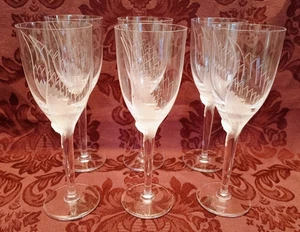 Lalique Angel Crystal 8-1/8" Champagne Flutes - Set of 6 - Excellent! - Picture 1 of 6