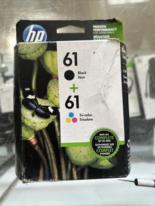 HP 61 Black & Tri-Color Tinte 2er Pack CR259FN DeskJet OfficeJet 10/2023 VERSIEGELT NEU - Bild 1 von 3