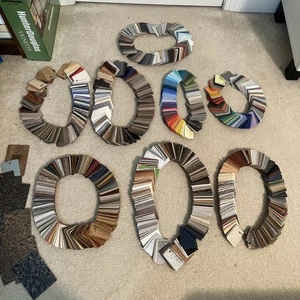 1500+ campioni di trucioli di laminato arte/artigianato stampa più colori PlaCDesc 19 libbre!!! - Foto 1 di 11