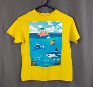 SpongeBob Squarepants Tshirt Boys 10/12 In The Ocean Nickelodeon - Picture 1 of 7