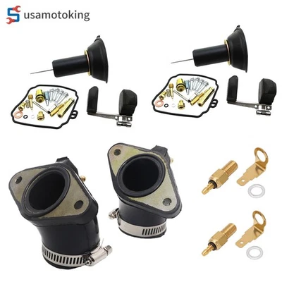 Kit de 2 piezas de carburador y arranque de admisión y reconstrucción para Yamaha V-Star 650 XVS650 Foto 1 de 4