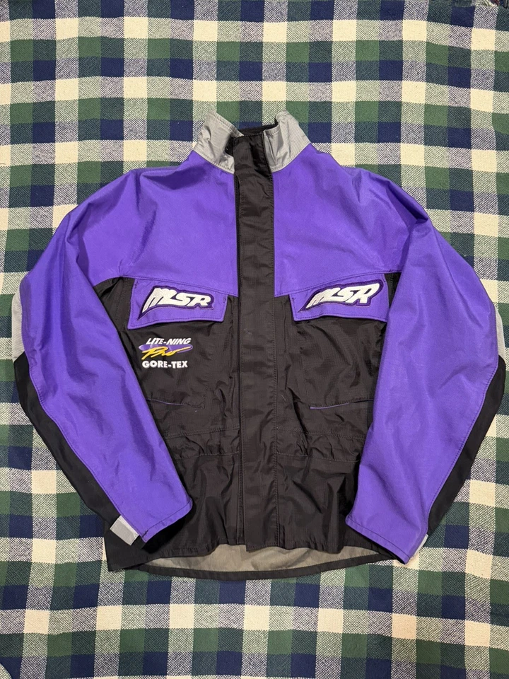 Chaqueta RARA DE COLECCIÓN para Hombres MSR MS Racing RACING Gore-Tex talla pequeña súper limpia 20x26 Foto 1 de 4