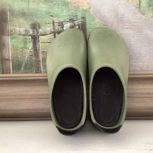 Zoccoli slip-on attivi Birkenstock Birki's Loden verde 36 US 5-5,5 soletta in sughero - Foto 1 di 14