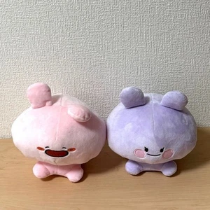 Juego de muñecas de peluche Asammi-chan & Anemimi chan 20 cm postura acostada 2023 sin etiqueta - Imagen 1 de 24
