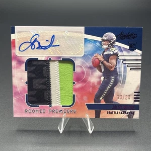 2025 Absolute Football Jalen Milroe Rookie Premiere RPA /24 Three Color Patch - Bild 1 von 6