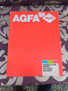 Agfacolor Photographic paper. Vintage CN310/8 GLOSSY Boxed, Sealed - Picture 1 of 4