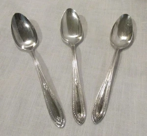 De colección. Cucharas de café Reed & Barton 1927 raras Sir Galahad plateadas Demitasse - 3 - Imagen 1 de 3