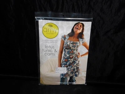 Amy Butler Lotus 束腰外衣和迷彩衬衫缝纫样板全新所有尺寸 XS S M L XL — 第 1/4 张图片