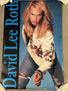 DIAMOND DAVID LEE ROTH ORIGINAL 1991 WARNER BROTHERS POSTER VAN HALEN - Bild 1 von 1