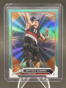 2023-24 Topps cromo #17 Arvydas Sabonis refractores acuáticos #/199 250004 - Imagen 1 de 2