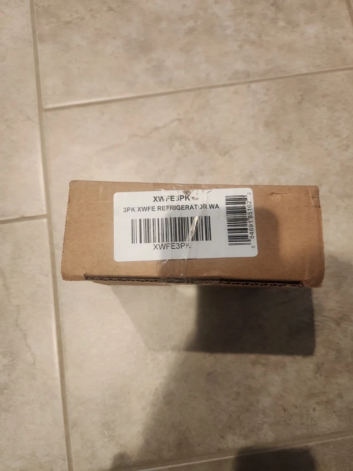 3 X Genuine GE XWFE Refrigerator Water Filters, Sealed In Box, With Chip  - Image 1 of 1