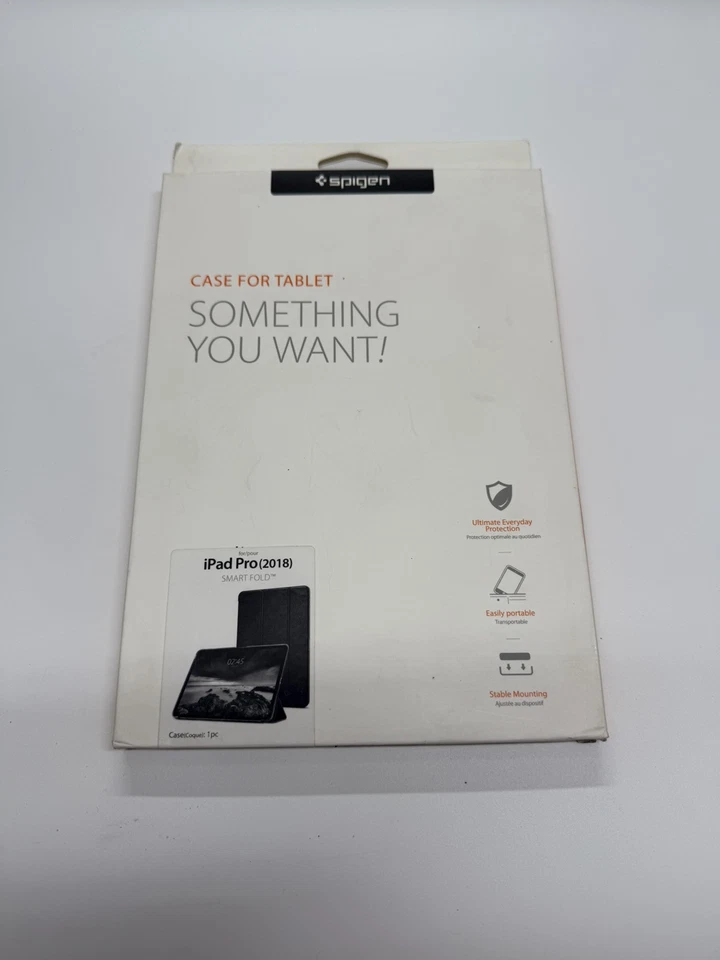 Spigen Case Smart Fold For iPad Pro 11 2018 Black - Image 1 of 4
