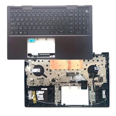 Novo Para Dell Vostro 7500 Apoio para as Palmas Teclado Retroiluminado Estojo Superior 02KF2N 08DX59  - Imagem 1 de 4