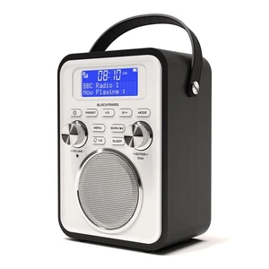 Azatom DAB FM Radio Clock Alarm Speaker with Remote Control Blackfriars 2 Black - Picture 1 of 9