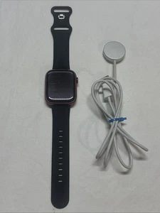 Apple Watch Series 7 (PRODUCTO) Edición Roja 41 mm Estuche de Aluminio Correa Deportiva Negra - Imagen 1 de 5