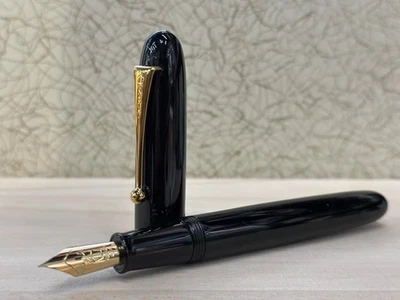 Pluma Estilográfica Namiki URUSHI Nº20 NEGRA 18K Fina Nueva en Caja Foto 1 de 4