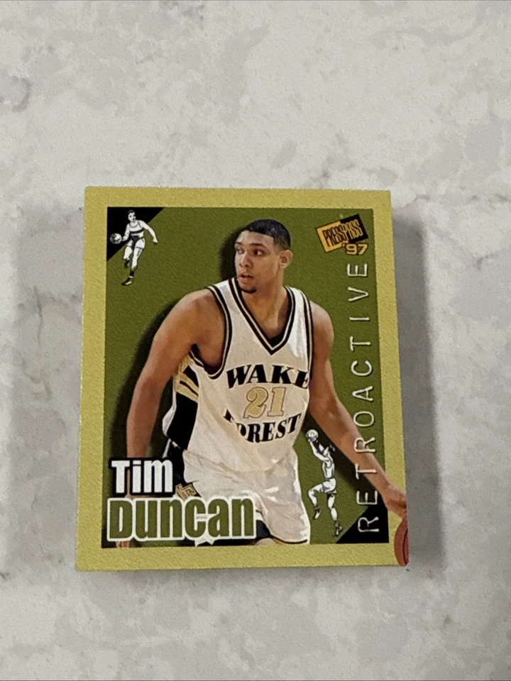 1997 Press Pass Double Threat Retroactive Mini Basketball Card -You Pick College - Image 1 of 1