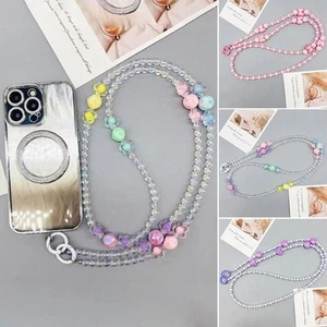 Bag Accessory Laser Beads Phone Strap Phone Lanyard Phone - Photo 1 sur 8