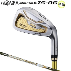 HONMA Beres IS-06 Single Iron #4 RH 3-Star ARMRQ X47 graphite Flex Regular New - Picture 1 of 7